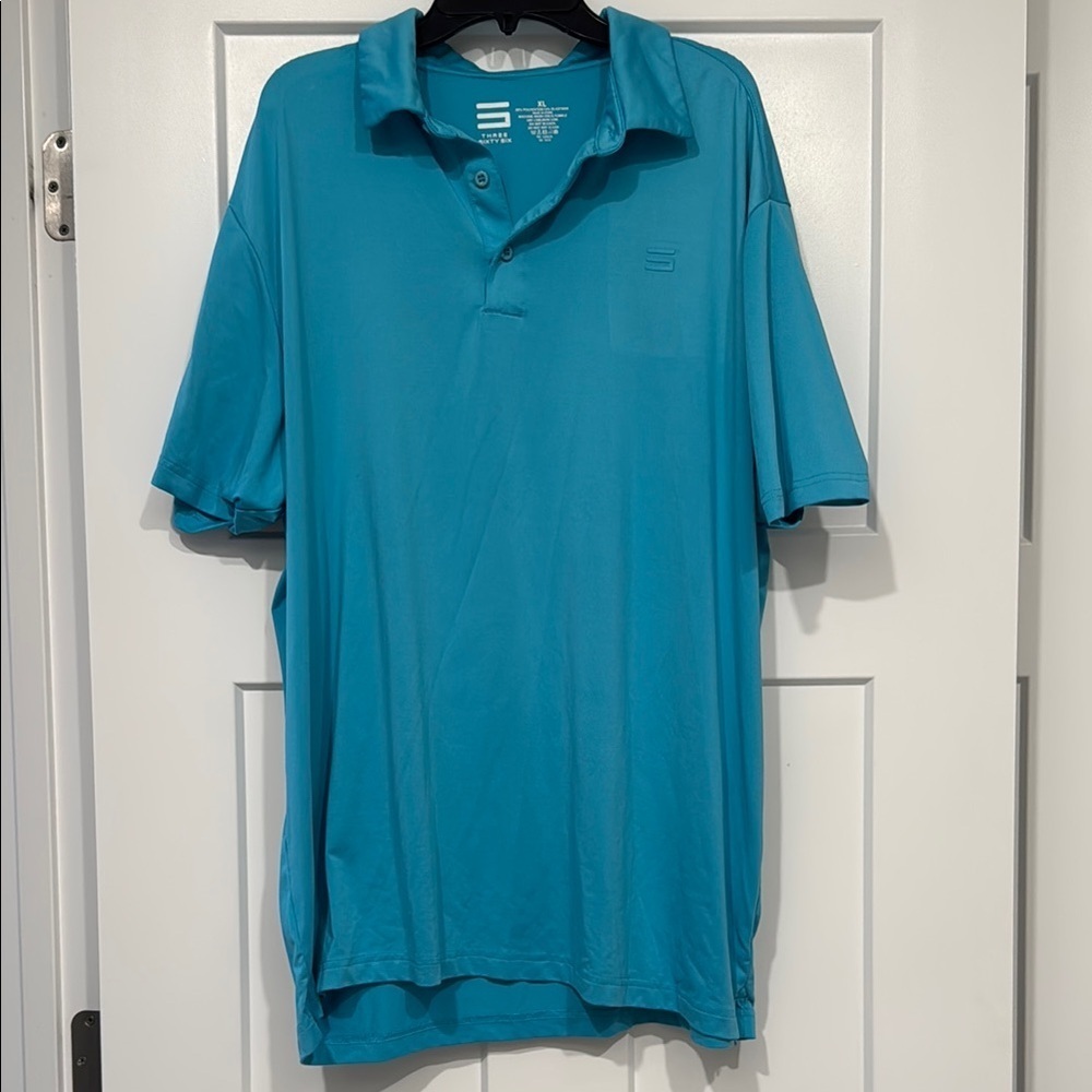 Men's | Teal Blue | Polo Shirt | Size XL
